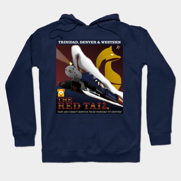 The Red Tail Hoodie by Jtpetkov24